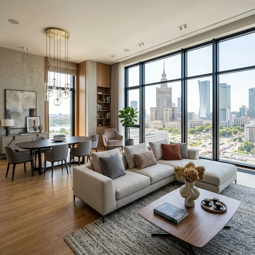 Modern apartment in Warsaw